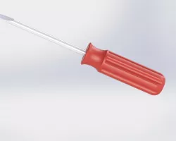 Screw driver model.
