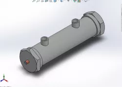shell and tube spiral type heat exchanger