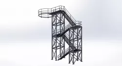 Silo Tank Staircase