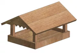 Simple bird feeder