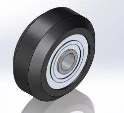 Simple hollow roller