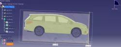 Simple Honda Odyssey 'MPV Car' CAD Model Surface Design