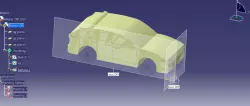 Simple Mazda CX5 'SUV Car' CAD Model Surface Design