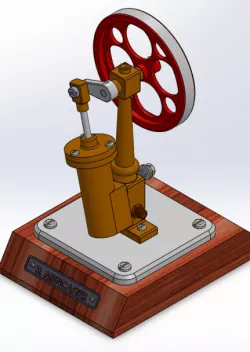 SIMPLE OSCILLATING STEAM ENGINE