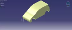 Simple Perodua Viva 'Compact Car' CAD Model Surface Design