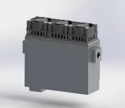 Six-Stage Closed Loop Pulsating Heat Pipe (CLPHP) Hydrogen Distiller with Speed Controlled Active Fan Cooling
