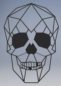 Skull wall art