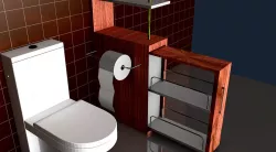 SLIDING BATH ROOM CABINET  MAB 2
