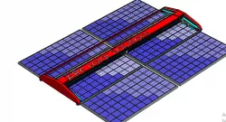 solar cleaning robot