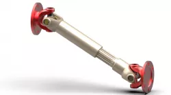 Solidworks Tutorial #190 Design a Double Cardan Shaft Assembly in Solidworks by SW Easy Design