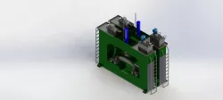 Spring test machine