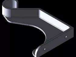 Support tringle rod holder