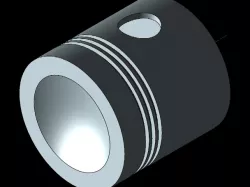 Suzuki F10D Piston