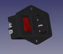 Switched and Fused AC Inlet