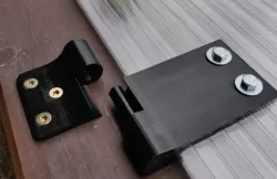 Transparent cover with lift off hinge for raised garden bed - DIY greenhouse