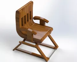 Triple Rocking Chair