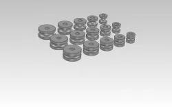 Tubing bender Die set small
