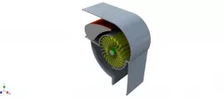Turbine crossflow