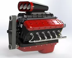 V 12 Engine
