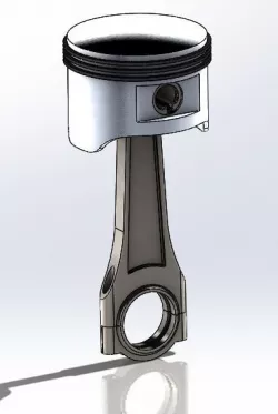 v12 engine piston assembly
