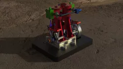 Vertical Twin Steam Engine with Reverse Gear