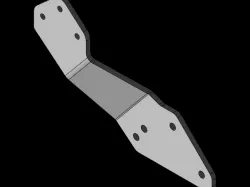 VW Beetle remote oil filter mounting bracket