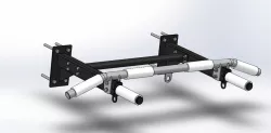 wall fixed bar with 3 movements
