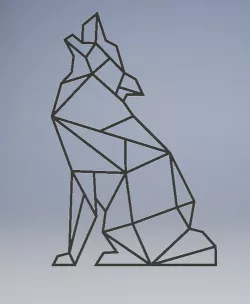 Wolf wall art