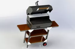 WOOD COAL BBQ GRILL