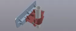 12 inches spool riser sliding clamp