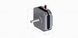 17HS08 1004S 4 Lead Nema 17 Stepper Motor