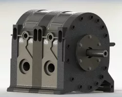 2 Rotor Wankel Engine