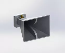 2 to 8 GHz (S-band thru C-band) Dual Ridged Horn 3D-Printed Broadband Antenna