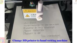 2d handwriting machine attachment