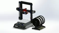 3-in-1 3d printer cnc machine