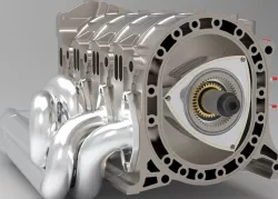 4-Rotor Mazda Rotary Engine