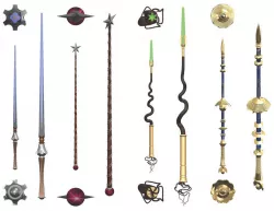A few random fantasy wands