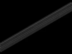 Aluminium C beam V slot linear rail - 40 x 80 x 1000