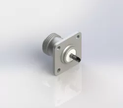 Amp / TE Connectivity N-Type 11 GHz Coaxial 1" (25.4 mm) 4-Hole Flange Connector