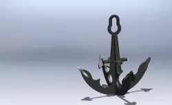 Anchor Laser cut 3D