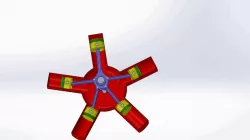 Animation of Radial engine