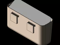 Anti theft Milk box for gate