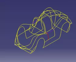 Blueprint of Racing Car (Daytona)