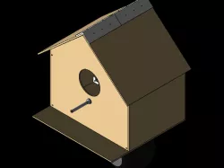 CASETA DE PAJAROS CON CAMARA DOMO