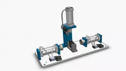 Caster wheel assembly fixture