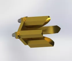 Cobham Dual Polarized Crossed Notched Antenna