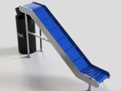 Conveyor belt elevator