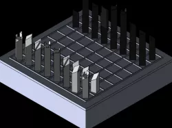 Custom chess set assembly