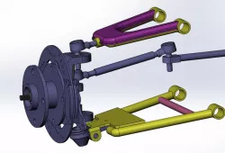 Customize Double Wishbone For Buggy Car