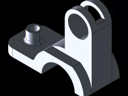 Details of bracket - 3d modelling